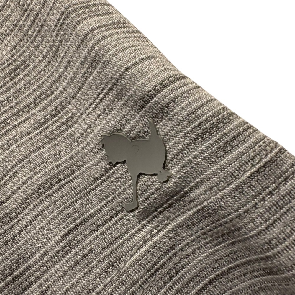 Birdie & Bound Mens Gray Heathered Short Sleeve Golf Polo Shirt Size XL‎ - Picture 4 of 6
